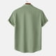 thumbnail image 5 of pstuiky camisetas de hombre, Camisa hawaiana informal de manga corta con cuello vuelto y botones para hombre ropa de hombre m, 5 of 9