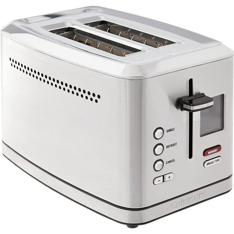 Waring CPT-122WH Cuisinart 2 Slice Toaster w/ 1 1/2 Slots - (3) Controls & 7 Setting Dial, White/Stainless, 120 V