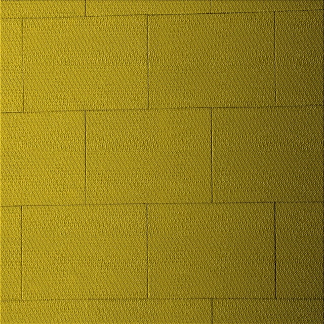 Ahgly Company Tapis d'Intérieur Lavable en Machine Carré Jaune Transitionnel, 6 Pieds Carré