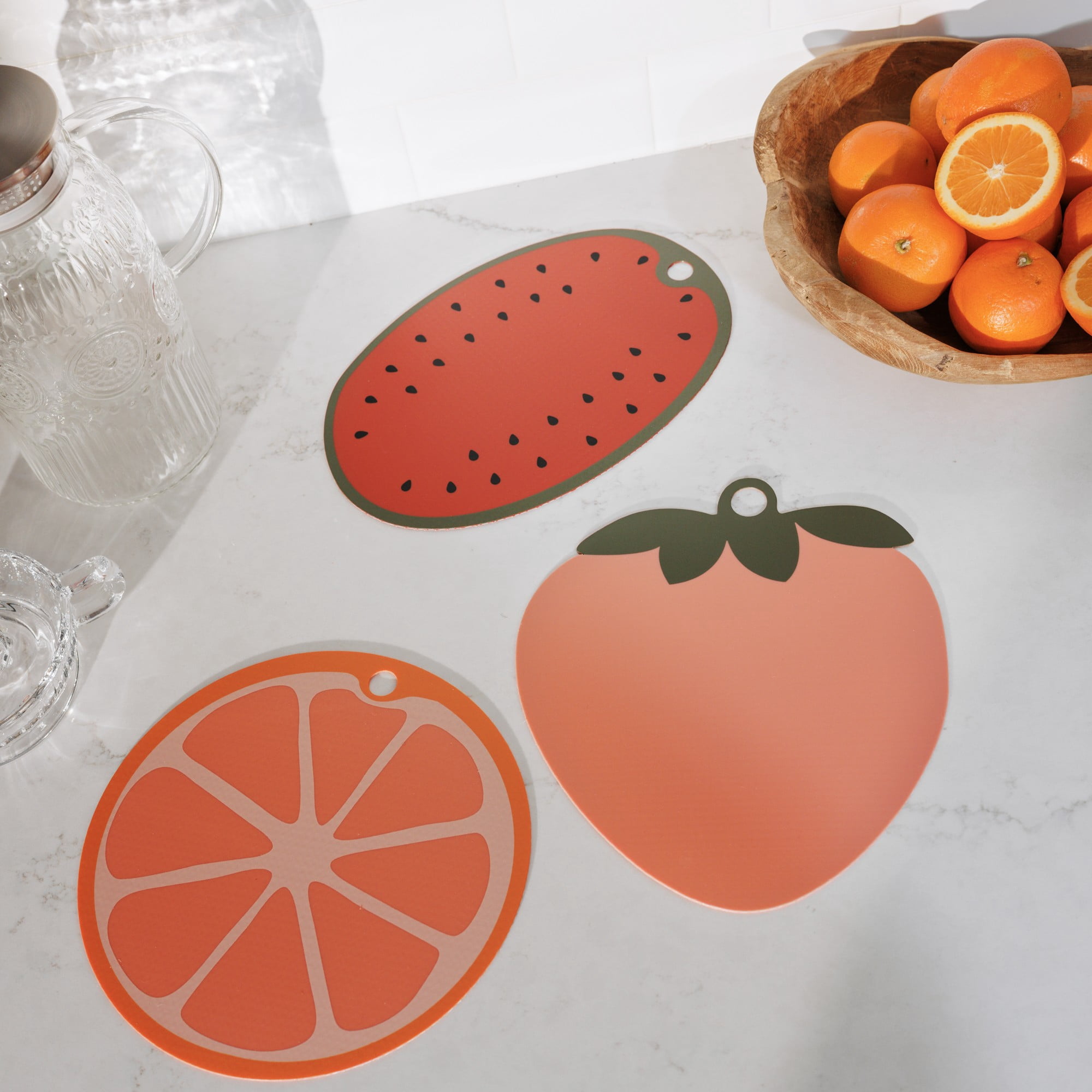 Thyme & Table 3-Piece Figural Cutting Mats