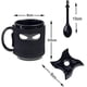 thumbnail image 2 of ZHAOCHENG Taza Ninja Creativa, Taza de Café Genial, Taza de Café de Dibujos Animados, Taza para Bebida con Posavasos y Cuchara, Taza Resistente al Calor, Taza de Café con Asa, 2 of 5