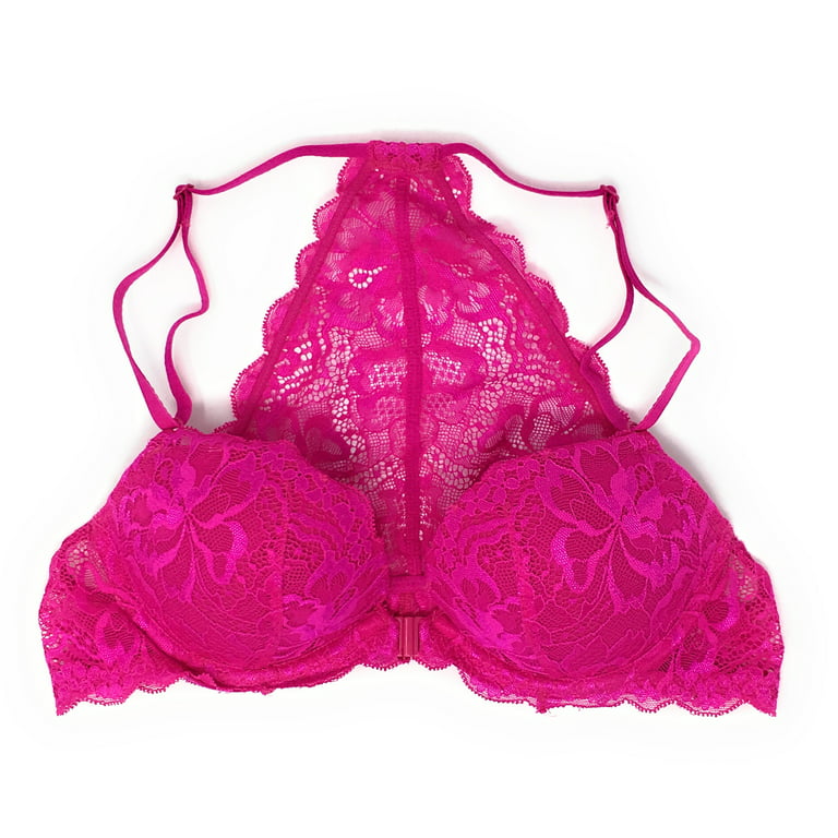 Victorias Secret Very Sexy Deep V Push Up Pink Bra 34DD