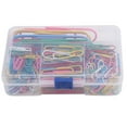 thumbnail image 2 of 250 piezas/caja de clips de papel de colores variados, clips metálicos grandes, accesorios de oficina para estudiantes, 2 of 13