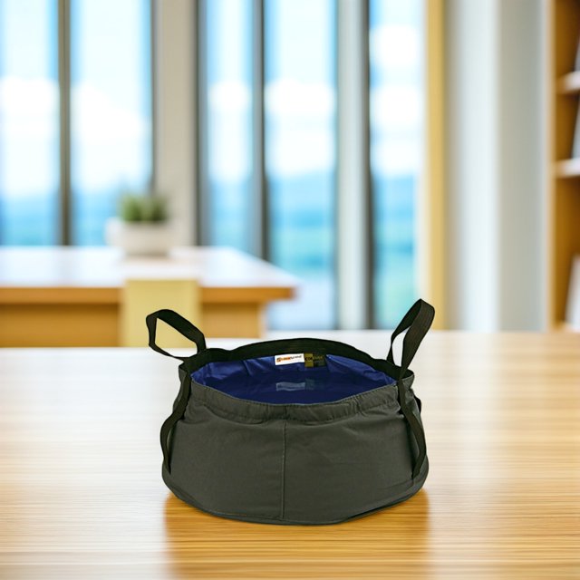 LOLIPPYY 1Pack Outdoor Water Basin Folding Design in Blue for Hiking Adventures