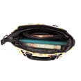 thumbnail image 5 of Lsque Cute Yellow Duck Pattern Leather Rivet Shoulder Bag – Elegant Genuine Leather & Microfiber PU Crossbody with Detachable Adjustable Strap, 5 of 5