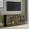 thumbnail image 2 of Pemberly Row Farmhouse 4 Door Wood TV Stand for TVs up to 58" in Rustic Oak, 2 of 4