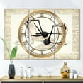 thumbnail image 2 of Chic Galm Closet III' Glam 3 Panels Oversized Metal Clock - 36 in. wide x 28 in. high - 3 panels, 2 of 3