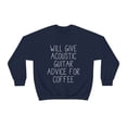 thumbnail image 1 of Acoustic Guitar Sweatshirt, Gifts, Sweater Shirt, 1 of 9