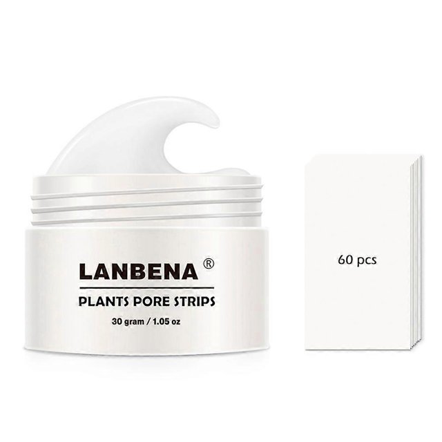 Lanbena Blackhead Remover Cream Paper Plant Pore Strip Nose Acne Cleansing 2023new