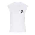 thumbnail image 2 of ZRBYWB Summer Tank Top Male Summer Large Youth Outdoor Sleeveless T Shirt With Coconut Tree Print Funny Beach Vacation, 2 of 3