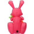 thumbnail image 4 of Conejito inflable de Pascua lindo: decoración navideña de conejo inflado con luz LED, 4 of 6