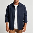 thumbnail image 6 of Lanyiu Men's Utility Work Shirt with Pocket Button Down Collared Shirt Ribbed Cuff Long Sleeve Shirt Casual Daily Lightweight Shirt, 6 of 7