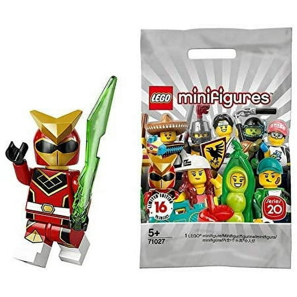 LEGO Series 20 Minifigures Super Warrior Red Power Ranger Robot 71027