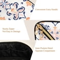 thumbnail image 5 of FORMRS Makeup Bag Travel Cosmetic Organizer for Women Fold Flat Zipper Pouch with Handle, Colorful Abstract Pattern, 5 of 8