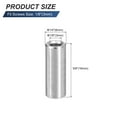 thumbnail image 2 of Uxcell Stainless Steel Spacers, Stainless Steel Bushing Screw Standoff Unthreaded Round Spacer 3mmx6mmx16mm, 2 of 5