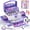 Purple, variant on PERRYHOME Kids Makeup Kit for Girl - Washable Real Girls Makeup Set Princess Little Girl Makeup, Children Pretend Play Makeup Set Toys for Girls Age 3-12 Christmas Birthday Gifts