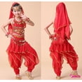 thumbnail image 2 of Disfraz infantil, disfraz de danza del vientre para niñas, disfraz de práctica de danza étnica de Xinjiang para niños, 2 of 2