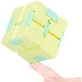 thumbnail image 1 of Infinity Cube Fidget Toy Stress Relieving Fidgeting Game for Kids and Adults,Cute Mini Unique Gadget for Anxiety Relief and Kill Time (Macaron Yellow), 1 of 6