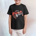 thumbnail image 2 of TOWED22 Boys Shirts Short Sleeve T-Shirts Kids Basic Crew Neck Tops Casual Cotton Tees Clothes(Black,13-14 Y), 2 of 4
