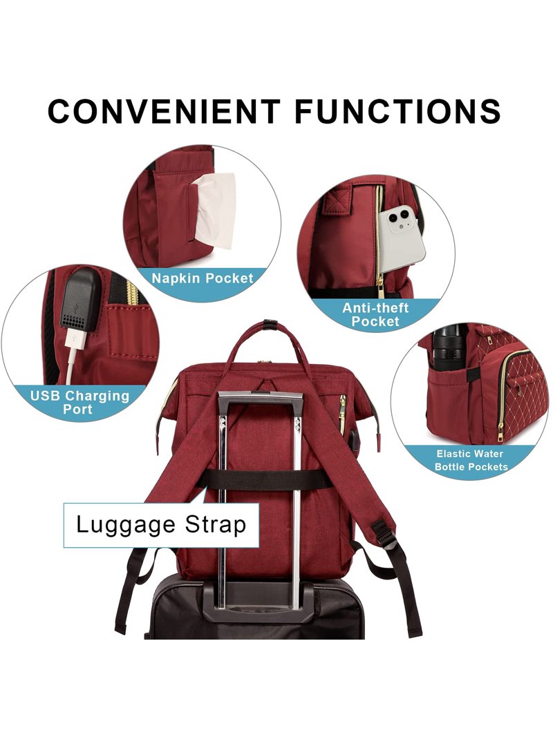 YOUI-GIFTS Nurse Backpack Laptop Backpack for Women with  display picture 3