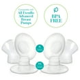 thumbnail image 3 of Evenflo AdvancedFit Flange Inserts for Breast Pumps, X-Large & XX-Large Sizes 1 Pack of 2 Inserts, 3 of 8