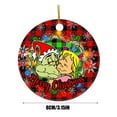 Christmas Decorations Clearance Outdoor Cartoon Acrylic Green Pendant