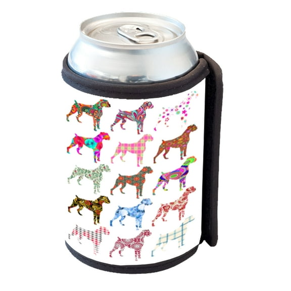 KuzmarK Insulated Drink Can Cooler Hugger - Boxer Dog