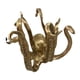 thumbnail image 2 of Figura marina decorativa, arte artesanal, moderna, decoración de vida marina, estatua para dormitorio Oro, 2 of 9