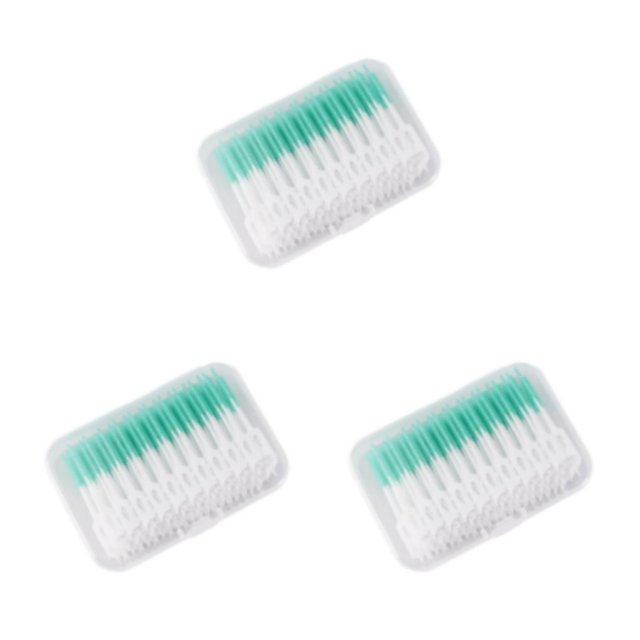 Smilepp Maintain HealthyOral Hygiene Routine With Flosser Toothbrush Easy light green 100 pieces 3Set
