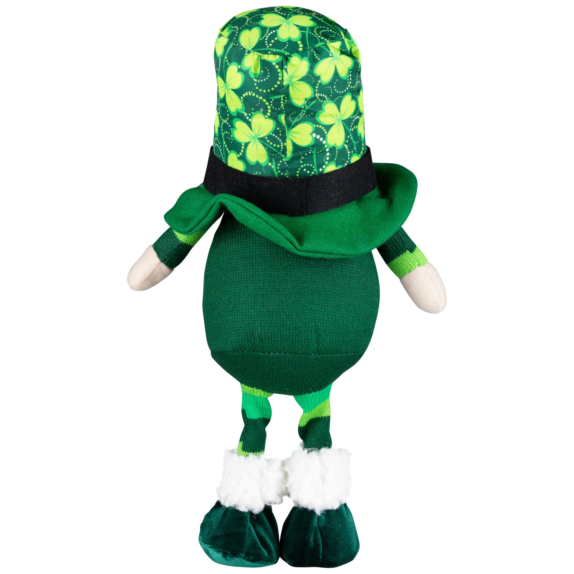 Standing Shamrock St Patrick's Day Gnome - 12.5"
