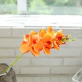 thumbnail image 3 of Zeus 1Pc Artificial Flower Butterfly Orchid Desktop Decor Faux Silk Flower Parties Decorative Simulation Plant for Home, 3 of 7