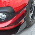 thumbnail image 2 of 4x Fibra de Carbono Car Parachoques Delantero Cuerpo Canards Divisor s Spoiler Lip, 2 of 9