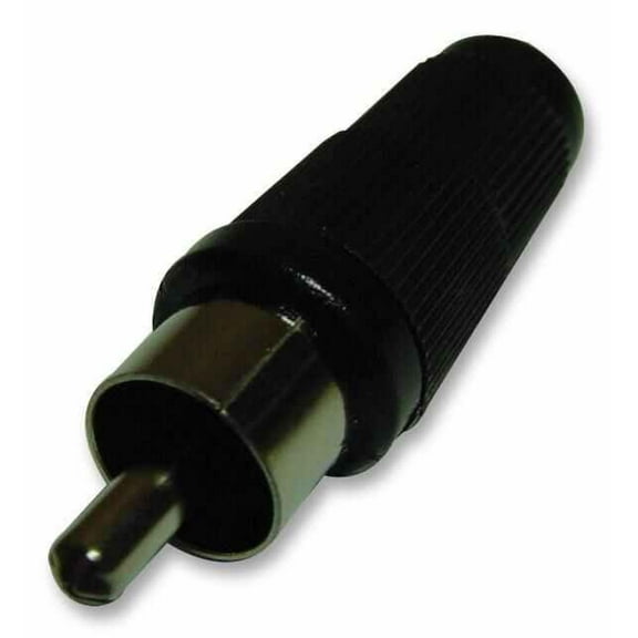 PRO SIGNAL - Plug, Phono, Black, 10 Pack