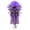 Purple, variant on Artificial Hanging Flowers Outdoor Decoration, Fake Hanging Violet Vines, UV Resistant Faux Silk Flower Decor for Wall Spring Summer Garden Yard Porch