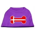 thumbnail image 1 of Bone Shaped Denmark Flag Screen Print Shirts Purple Xl (16), 1 of 1
