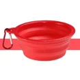 thumbnail image 3 of Cuenco plegable para perros de color sólido de 1000/350 ml, recipiente para comida, cuenco plegable para perros, plato de agua, comedero portátil para gatos y mascotas, 3 of 5