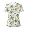 thumbnail image 4 of Naloa Dinosaur on Excavator Print T-Shirts Short Sleeve V Neck Tees for Women Fashion Tops Trendy Lightweight Soft Casual Summer Outfits Clothes, 4 of 5