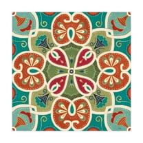 Trademark Fine Art 'Folk Floral 6' Canvas Art by Veronique Charron