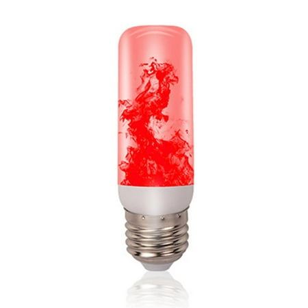 

LED Flame Bulb Lights Simulation Flickering Flame Atmosphere Lamps (Red)