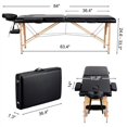 thumbnail image 4 of Cama Plegable De Masajes Portátil Bakam Spa Tattoo 185 x 60cm, 4 of 4