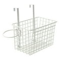 thumbnail image 1 of AMERTEER Armoire Porte Suspendu Rack de Rangement Multifonction Cuisine Salle de Bain Étagère à Ongles avec Porte Sèche-Cheveux (Blanc), 1 of 6