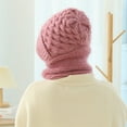 thumbnail image 7 of Scarf for Women Winter Clothing for Women Solid Integrated Ear Windproof Hat Scarf Hooded Scarf Winter 2 In 1 Scarf Knitted Hat, 7 of 7