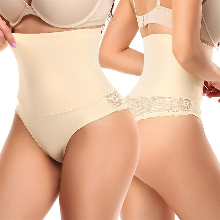 High Waist Slimming Shaping Panty Waist Trainer Sexy Lace Panties Butt Lift  Body Shaper Underwear Lingerie