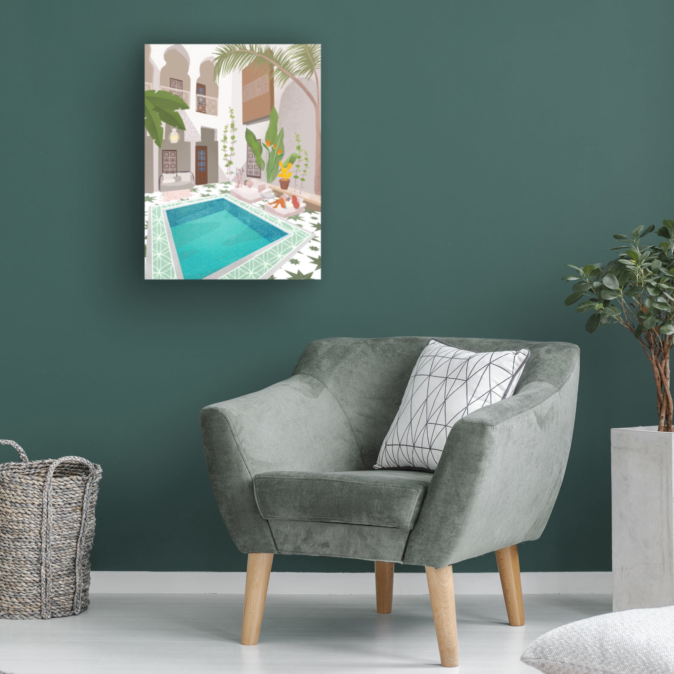 Trademark Fine Art Petra Lizde Riad Canvas Wall Art
