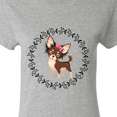 thumbnail image 4 of Inktastic Long Haired Chihuahua Dog Women's T-Shirt, 4 of 5