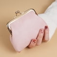 thumbnail image 4 of 2024 New Women Retro Buckle Coin Purse Candy Color Short Coin Purse Change Purse, 4 of 5