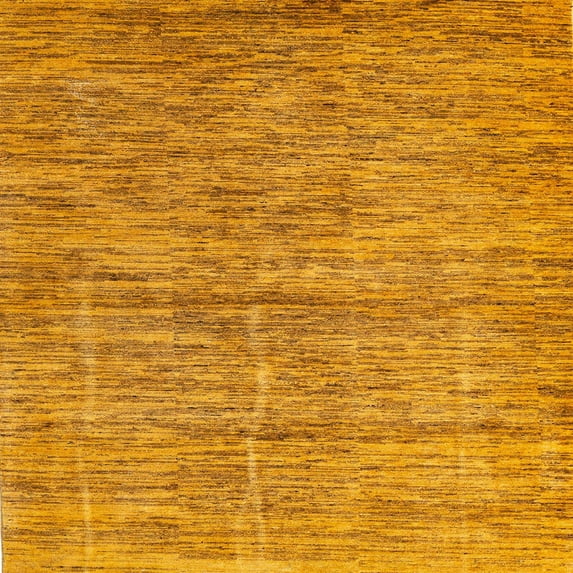 Ahgly Company Indoor Square Abstract Orange Abstract Area Rugs, 8' Square