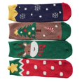 thumbnail image 3 of Christmas Stockings Thickened Warm Stockings for Wearing 4Pairs, 3 of 5