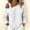 White # Long Sleeve Shirts, variant on Falkdiz Cotton Shirts for Women Comfy Casual Pullover Outdoor Crew Neck Plain Stylish Womens tops Long Sleeve