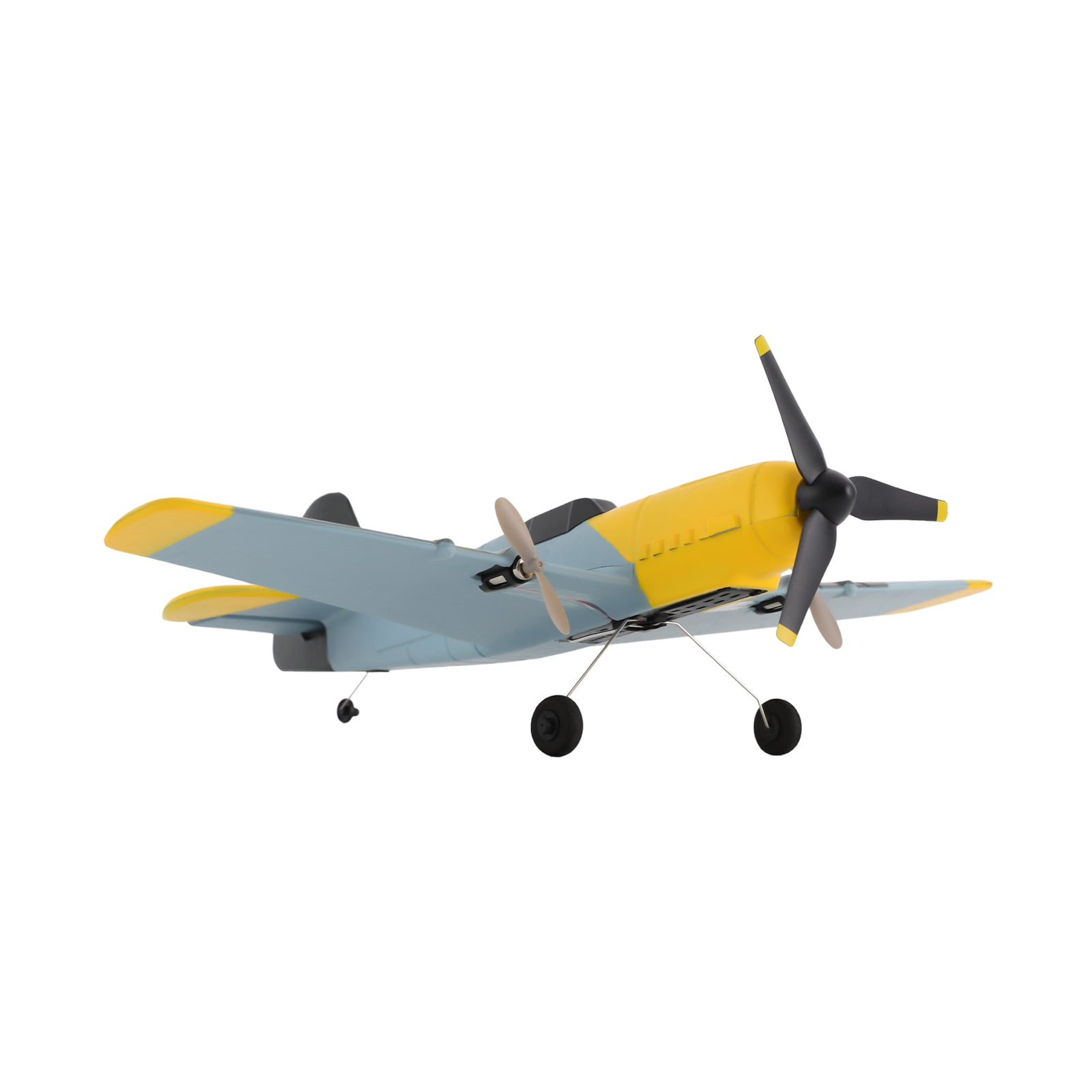 Vintage Fighter RC Airplane, 3-Channel Remote Control Plane with Dual Batteries and Spare Propellers